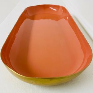 Millennial Pink & Gold Entryway Catch-all